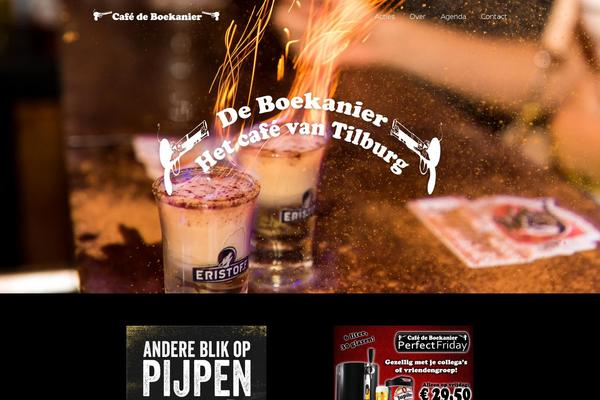 cafedeboekanier.nl site used Boekanier-theme