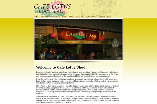 cafelotusubud.com site used Cafelotus