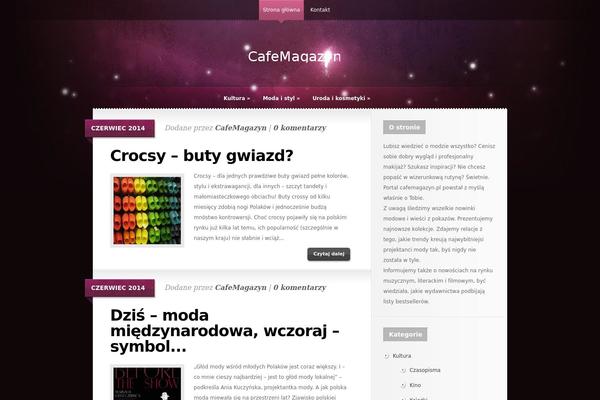 Glow theme site design template sample