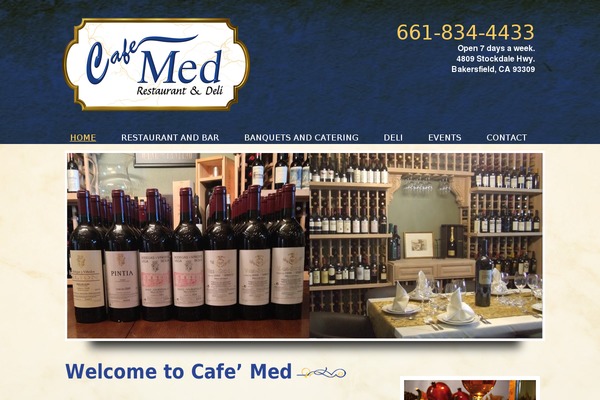 cafemedrestaurant.com site used Cafemedrestaurant