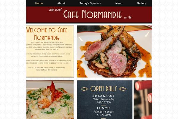 The Restaurant theme site design template sample