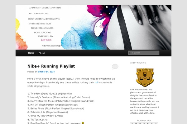 WordPress website example screenshot