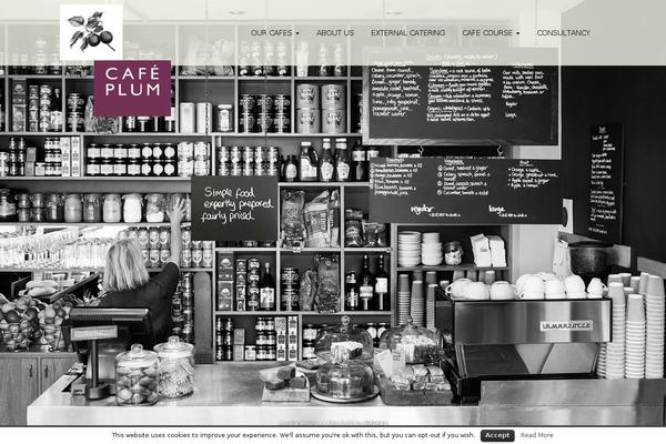 cafeplum.com site used Infotex-wordpress-theme