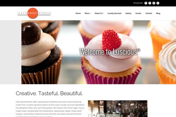 Triven theme site design template sample