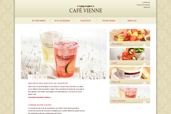 cafevienne.com site used Cafevienne