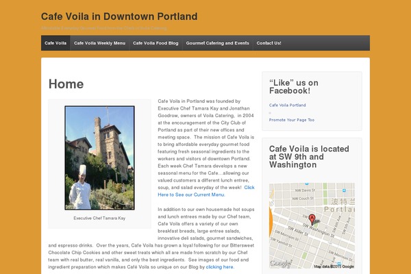 WordPress website example screenshot