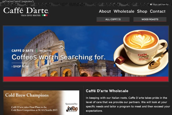 caffedarte.com site used Caffedarte