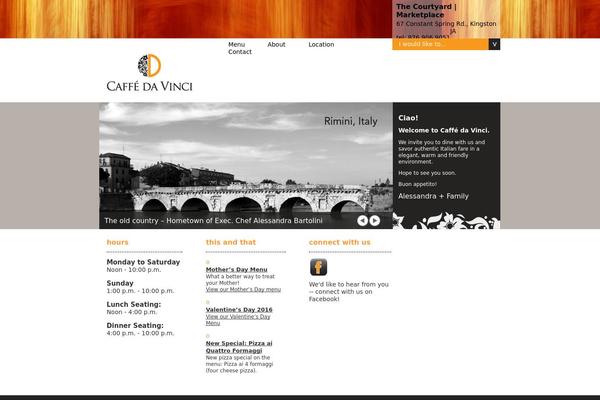 caffedavincija.com site used Caffe