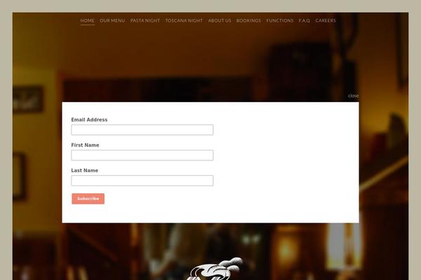 BORDER theme site design template sample