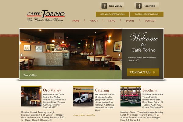 caffetorinoorovalley.com site used Caffe