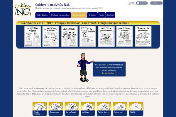 cahiersng.com site used Cng