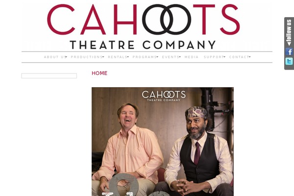 cahoots.ca site used Cahoots