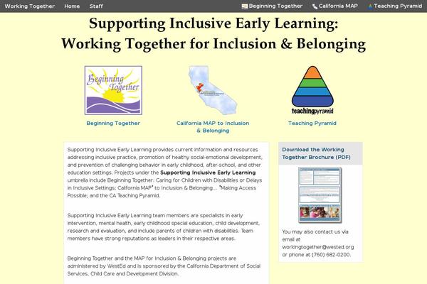cainclusion.org site used Cainclusion-child-workintogether