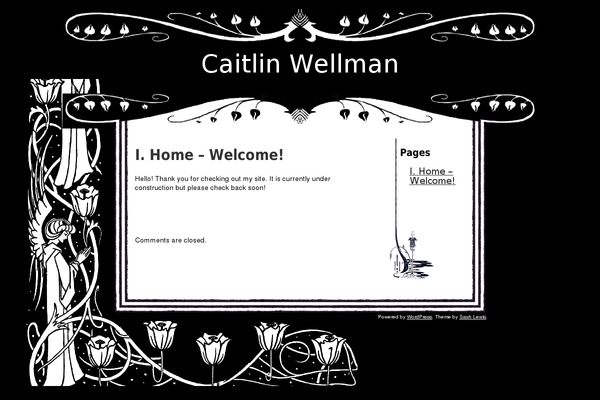 caitlinwellman.com site used Beardsley