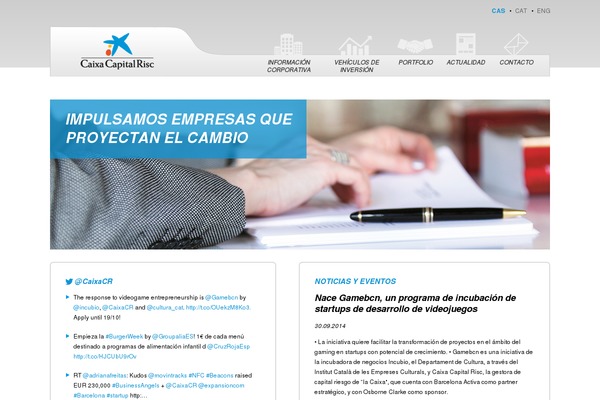 caixacapitalrisc.es site used Caixacapitalrisc