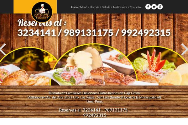 cajachinadelatiamaria.com site used Cajachina
