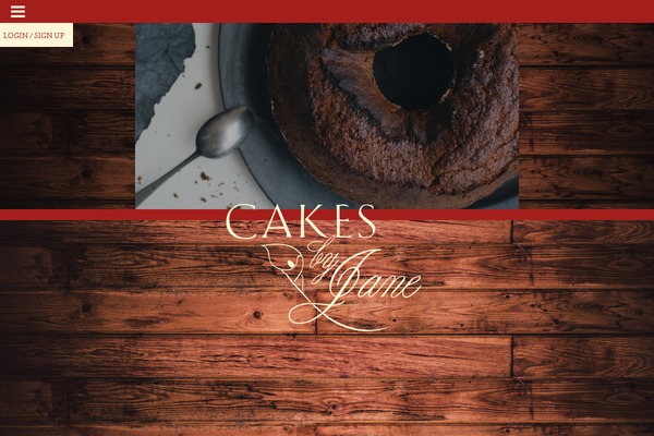 cakesbyjane.com site used Cakes-by-jane