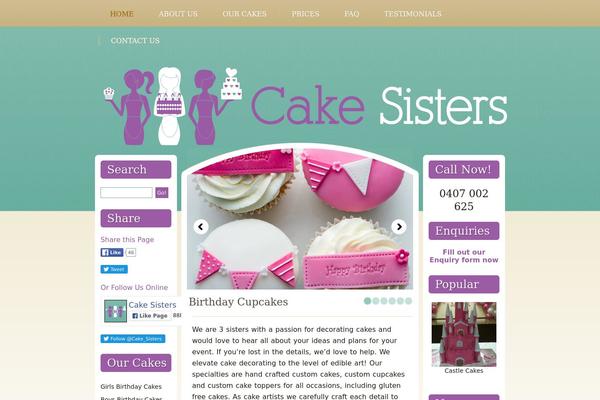 cakesisters.com.au site used Theme1387