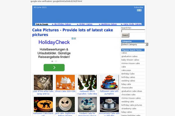 cakespics.com site used Freestylewallpaper