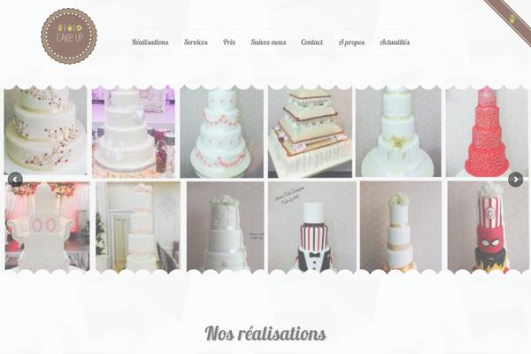 Sweet-cake theme site design template sample