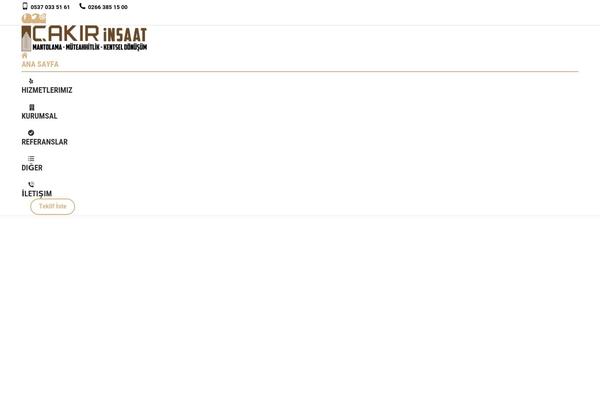 The7 theme site design template sample