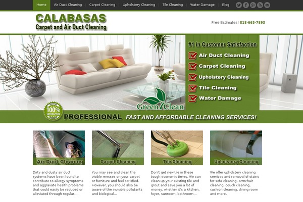 calabasascarpetandairductcleaning.com site used Arttica