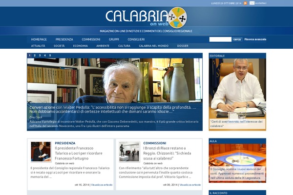calabriaonweb.it site used Wp Sublime