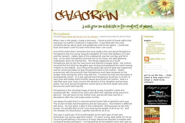 WordPress website example screenshot