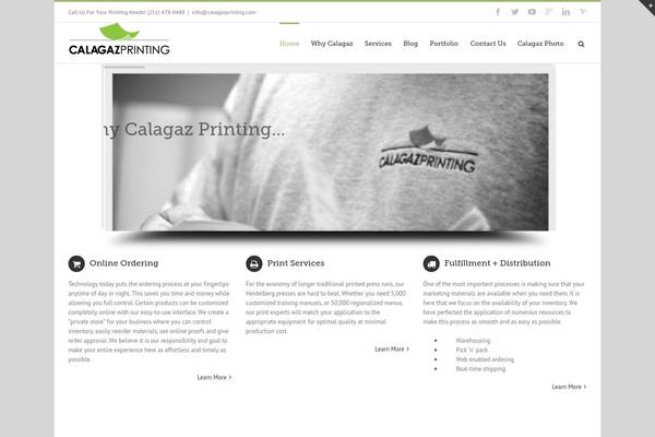 Avada theme site design template sample