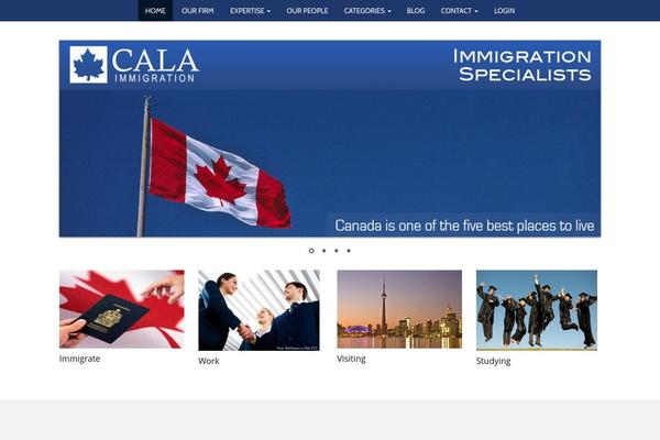 calaimmigration.ca site used Wp_simple