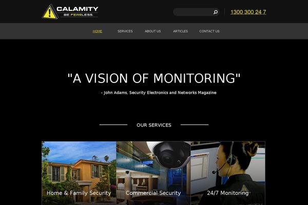 calamity.com.au site used Konnect-ambition