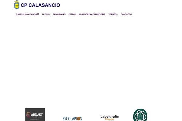 calasancio.com site used Splash