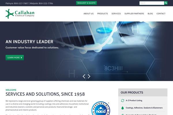 calchem.com site used Callahan