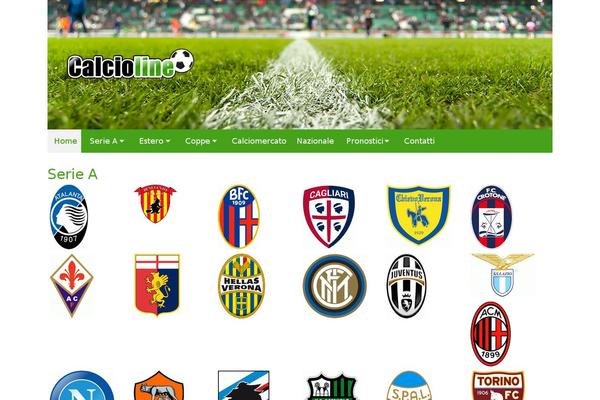 calcioline.com site used Calcioline