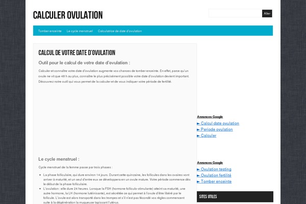 calculerovulation.com site used Hector