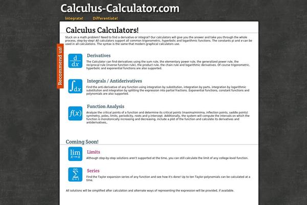 calculus-calculator.com site used C2