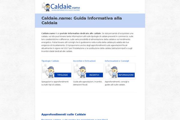 caldaie.name site used Caldaie-name
