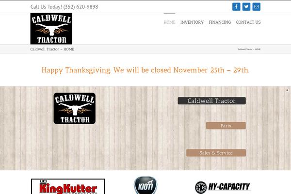 WordPress website example screenshot