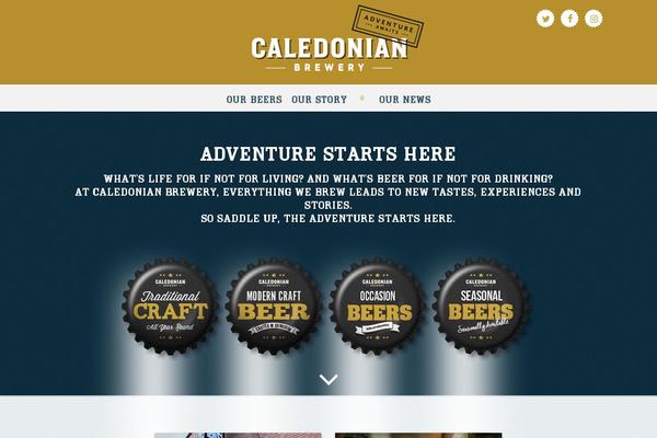 caledonianbeer.com site used Caledonian