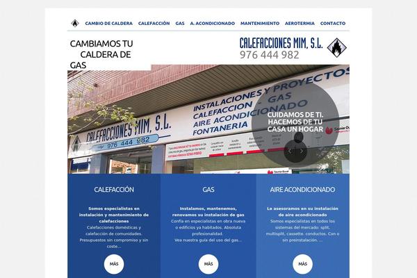 calefaccionesmim.es site used Theme1609