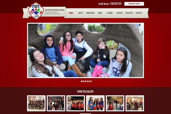 calexicomissionschool.com site used Theme1546