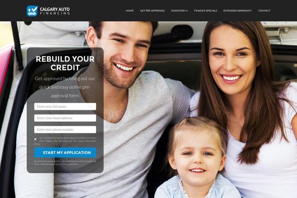calgaryautofinancing.com site used Caf-bootstrap.backup