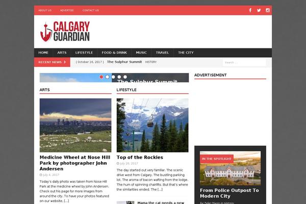 WordPress website example screenshot