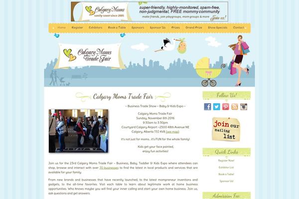 Mommy_blog theme site design template sample