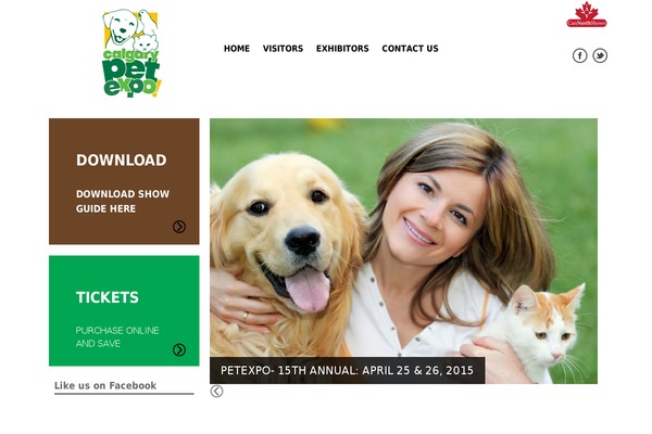 calgarypetexpo.com site used Pet-theme