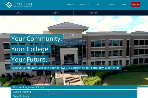 calhoun.edu site used Calhoun