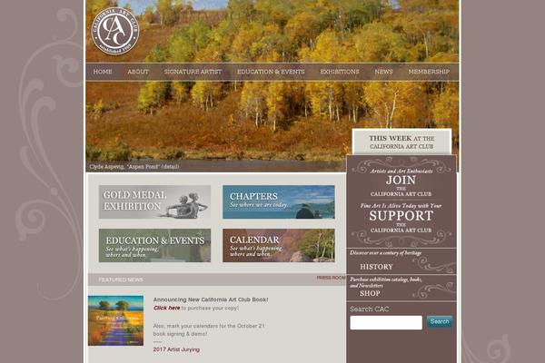 Cac theme site design template sample