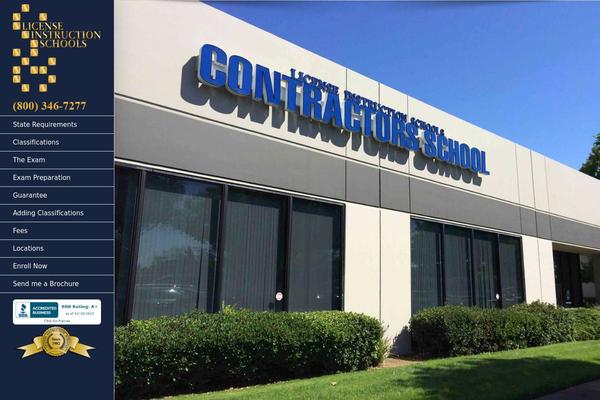 californiacontractorslicense.com site used Avada