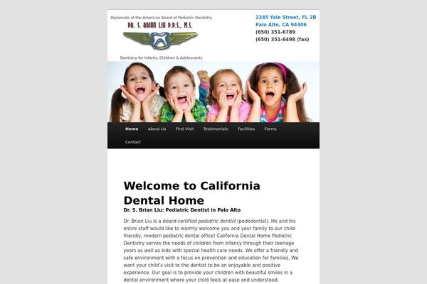 WordPress website example screenshot