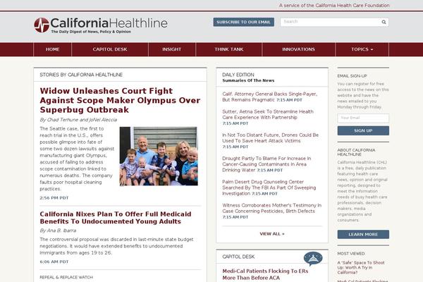 californiahealthline.org site used Kaiser-healthnews-2017